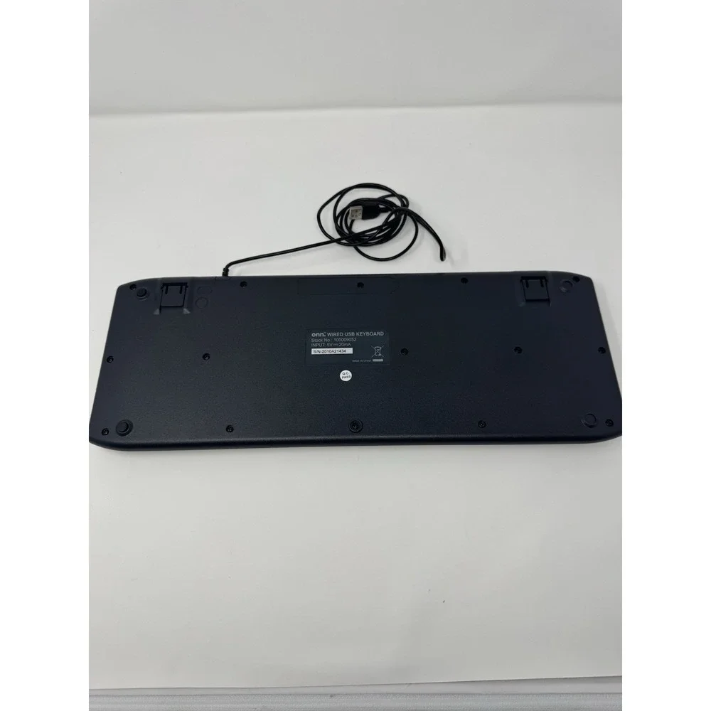 Surf Onn Wired USB Keyboard 104 keys 100009052 Black WORKS TESTED